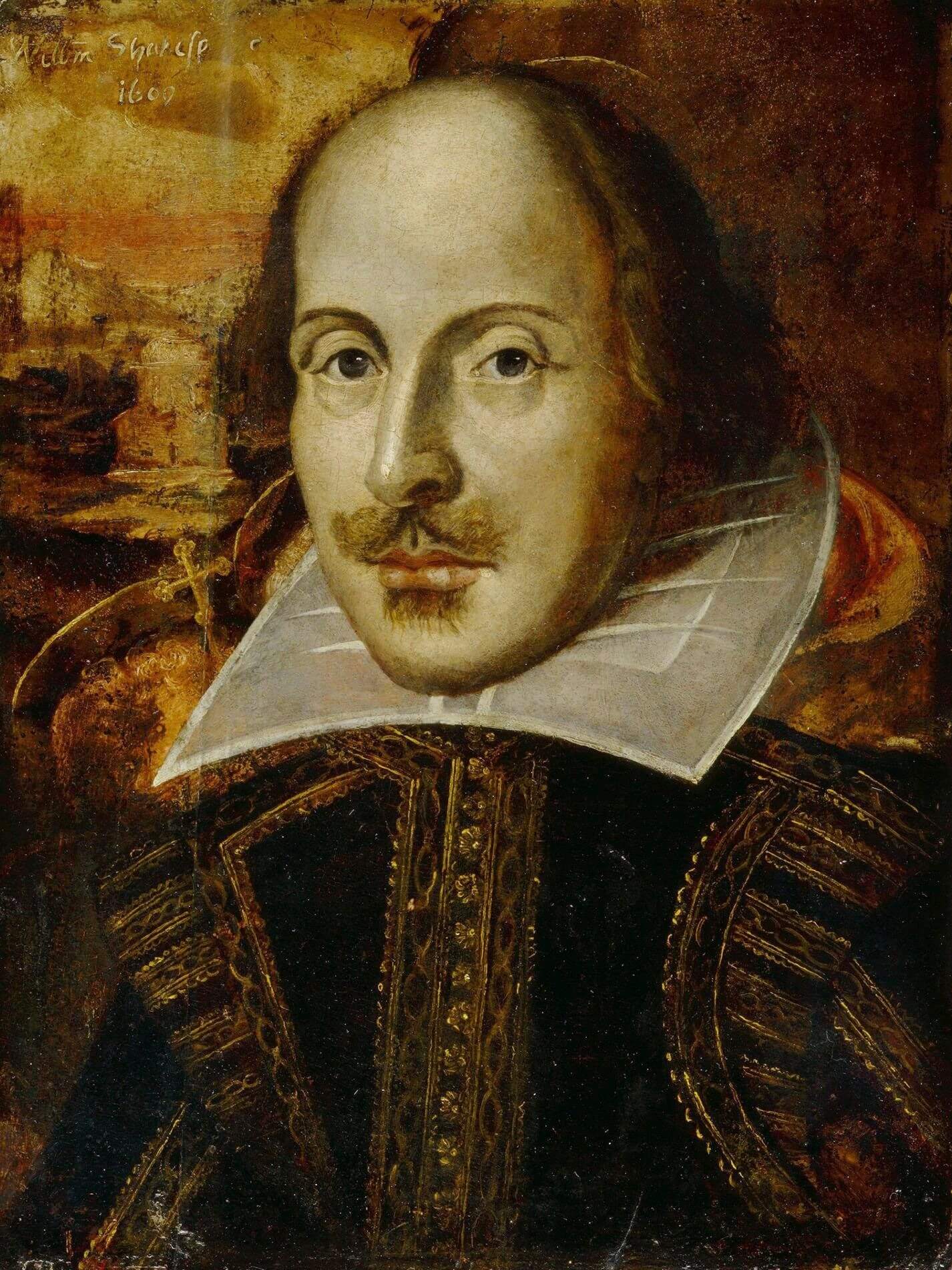 pintura de William Shakespeare