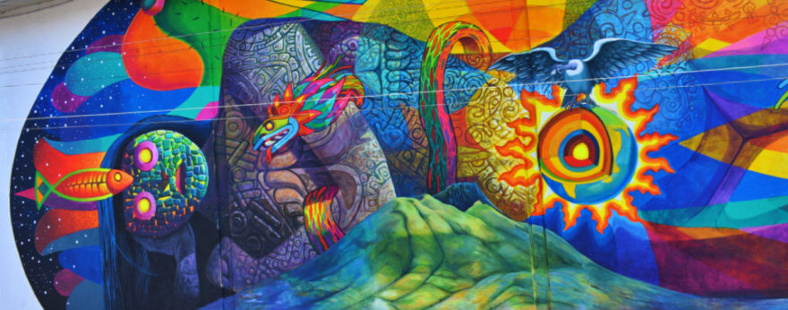 Festival de arte urbano en la sierra de Ecuador