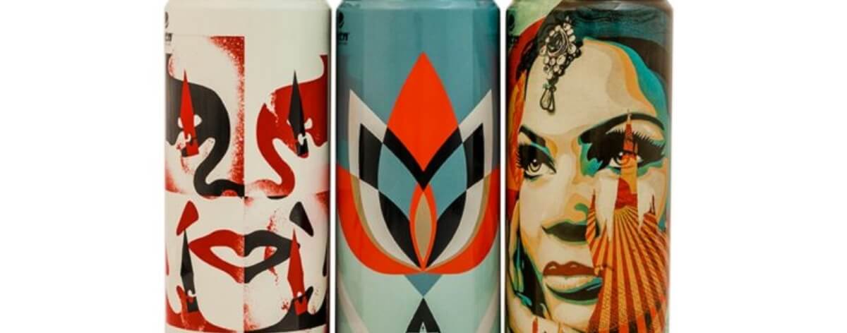 Shepard Fairey y Montana lanzan latas coleccionables
