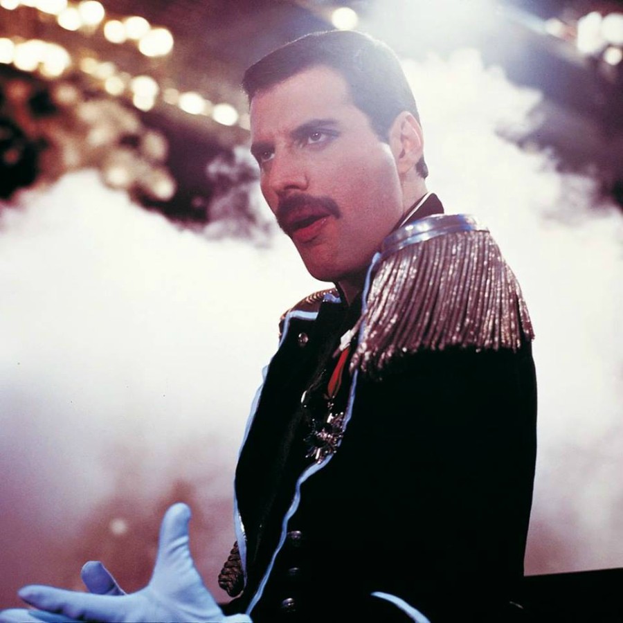 Retrato de Freddie Mercury