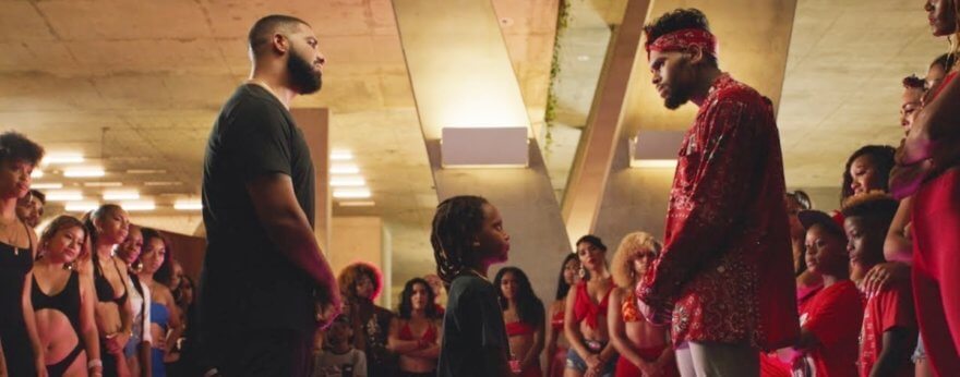 Drake y Chris Brown en duelo de baile en nuevo video
