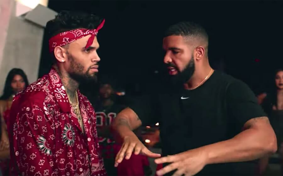 Drake y Chris Brown en duelo de baile