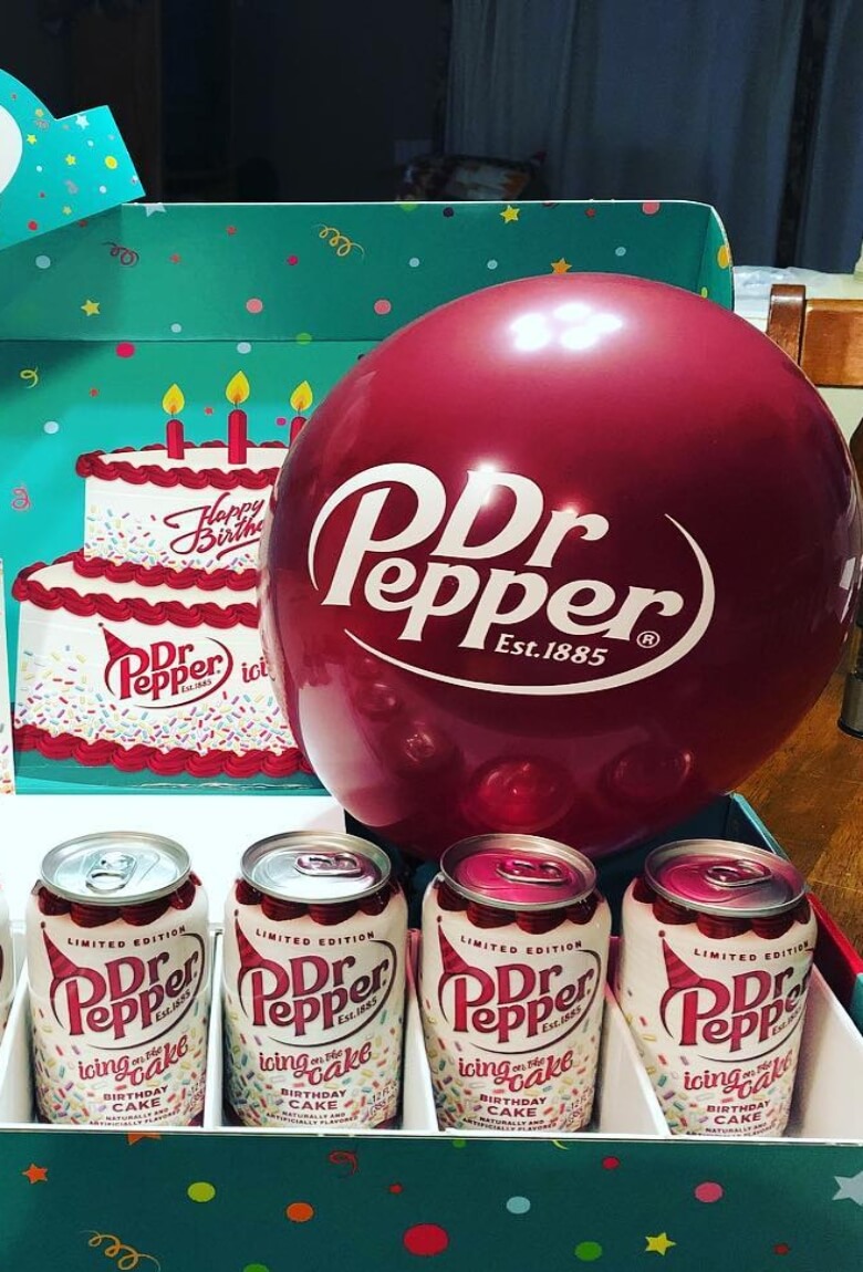 El nuevo Dr Pepper sabor pastel de cumpleaños