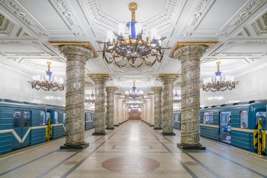 Christopher Herwig fotografió metro de la URSS