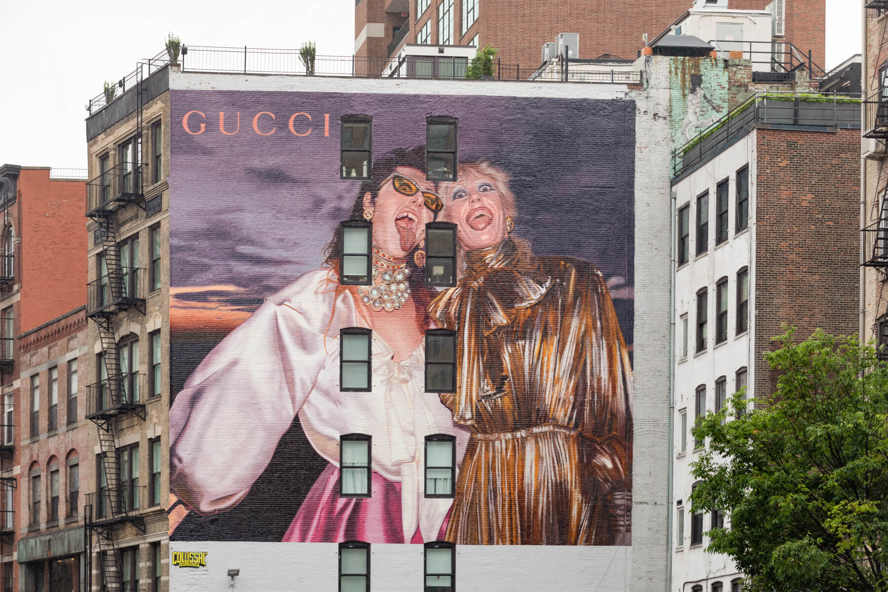 mural de Gucci