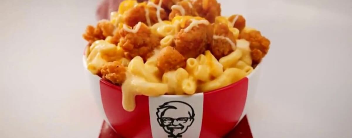 KFC nos presenta su nuevo bowl de macarrones