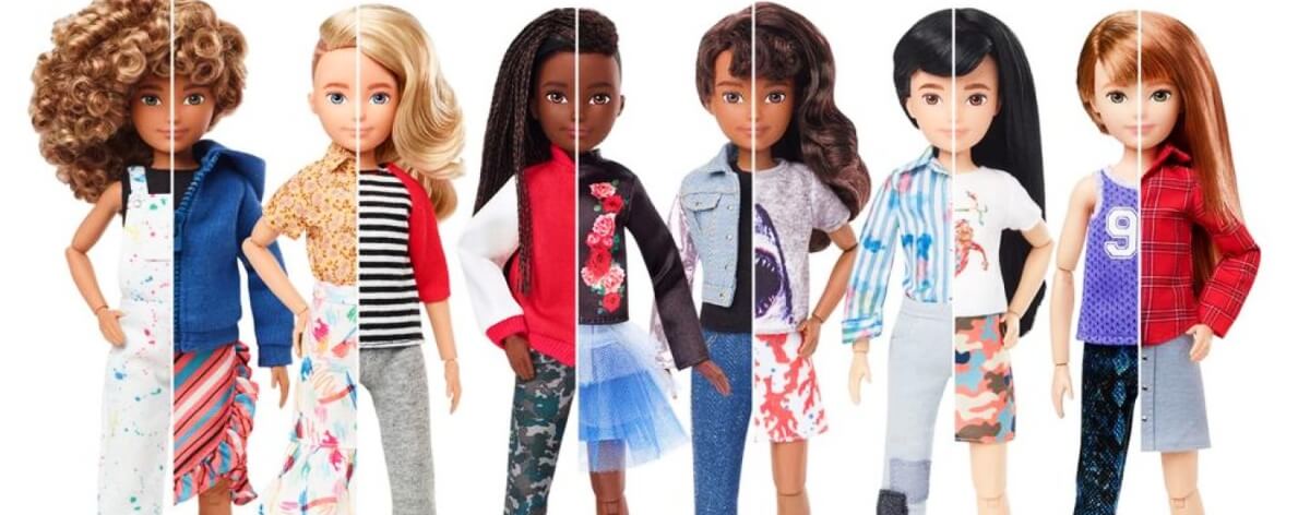 Mattel lanza muñecas sin distinción de género