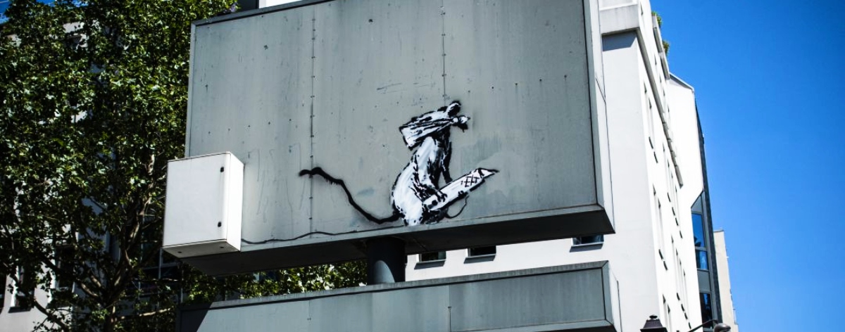 Obra de Banksy fue robada del Centro Pompidou