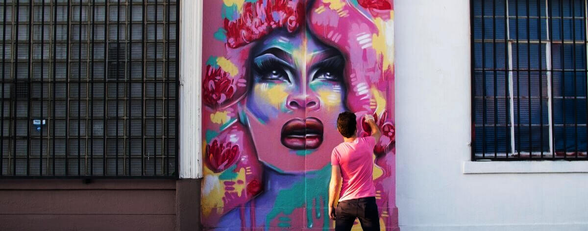 mural queer street art de David Puck