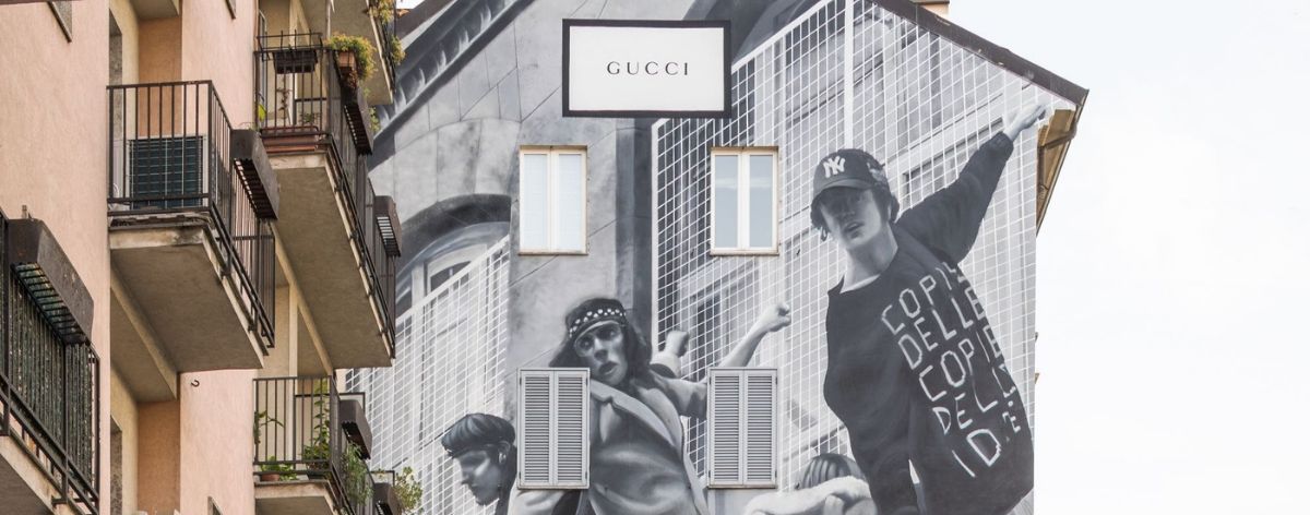 mural de Gucci