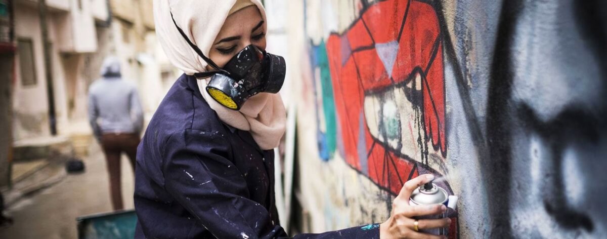 Street art que exalta el empoderamiento femenino