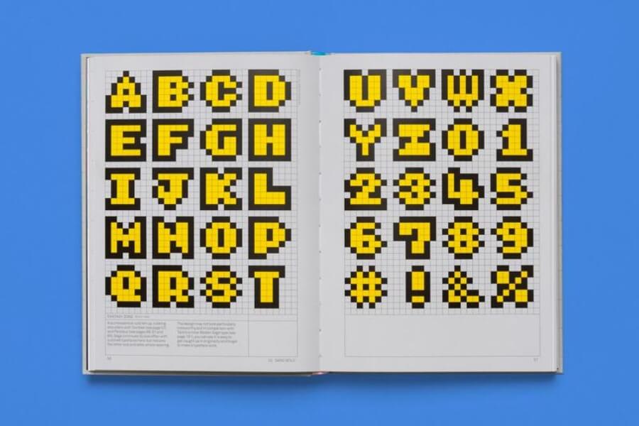 El libro de tipografía inspirado en los videojuegos retro