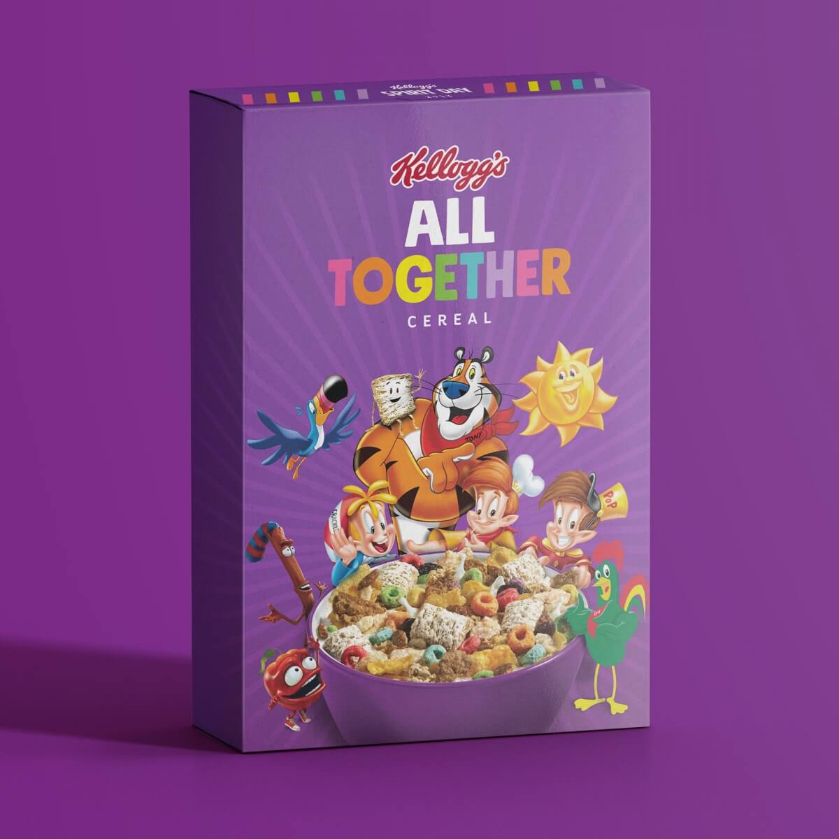 Cereal de KElloggs All Together para el SpriritDay