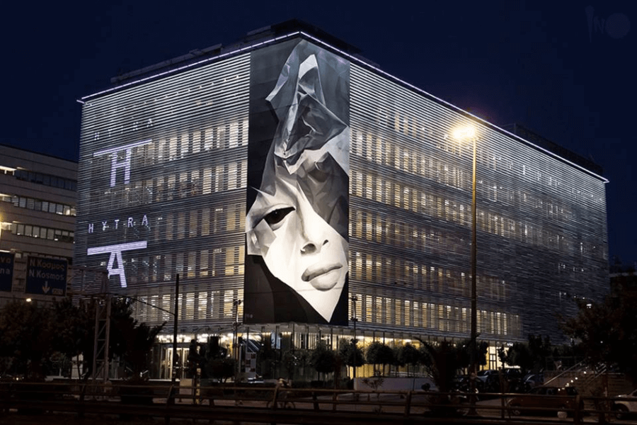 El artista griego es uno de los más activos del street art