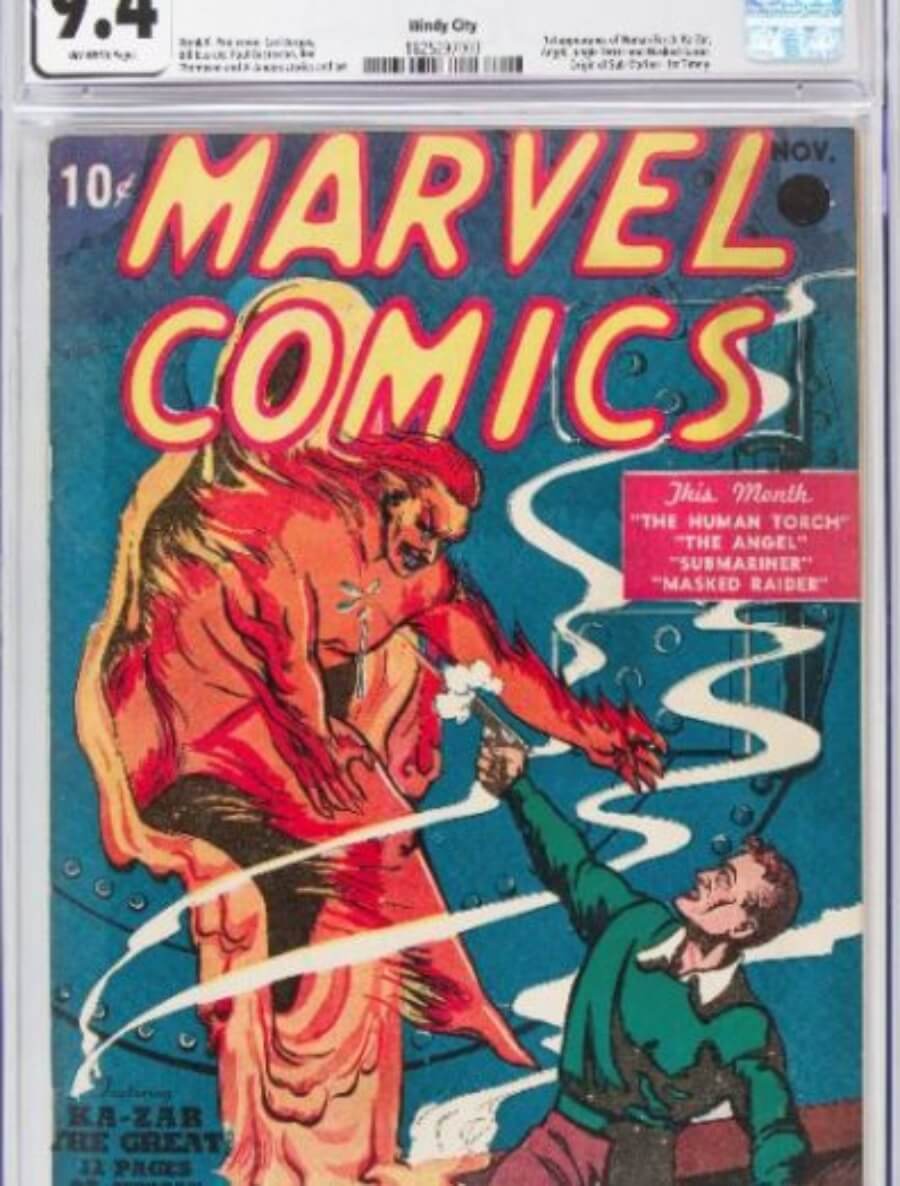 Primer cómic de Marvel se subasta por un millón