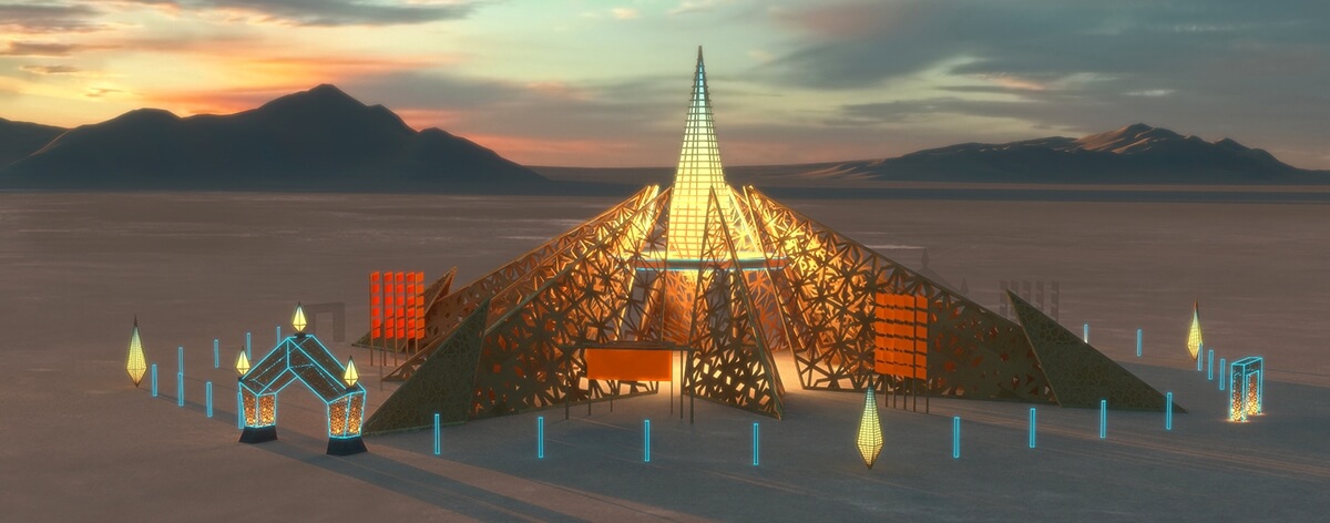 Burning Man 2020 sorprende con instalación «Empyrean»