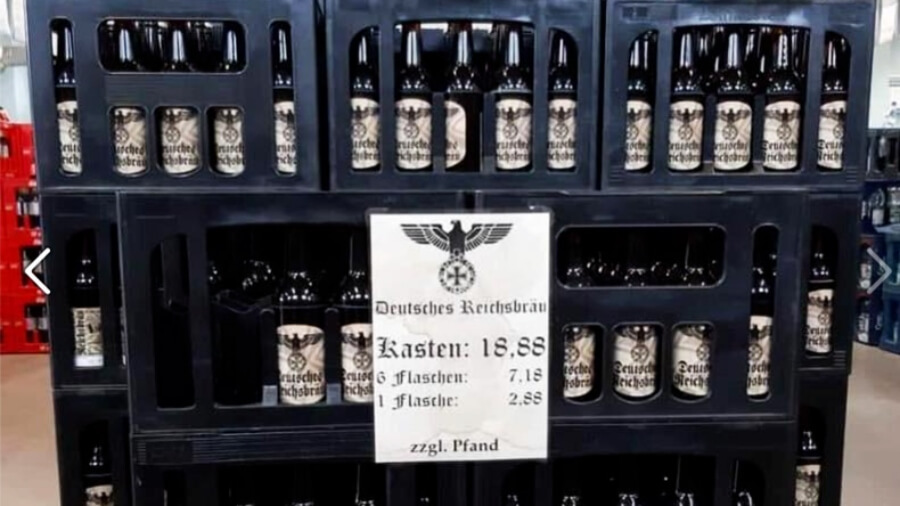 Cerveza con simbología nazi se vende en Alemania