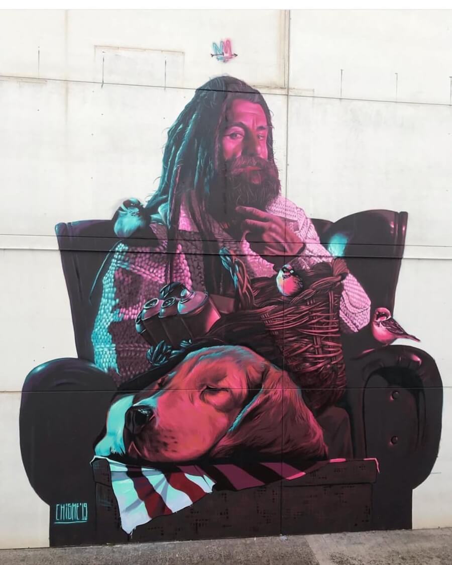 El dúo de artistas que está haciendo buen street art