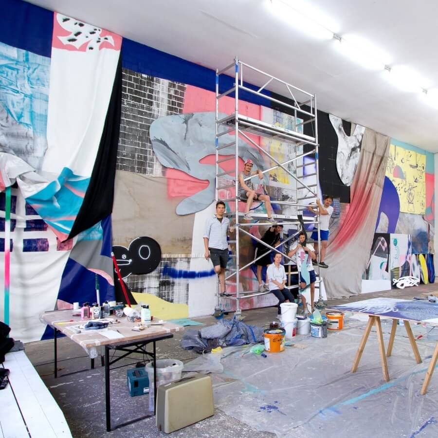 Klub7 Art Collective del street art a la instalación