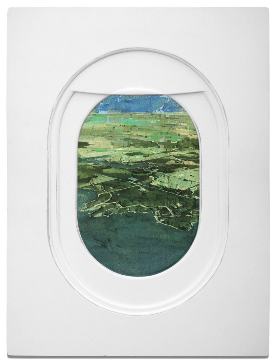 "Windows" representa los paisajes que podemos encontrar del otro lado de la ventanilla