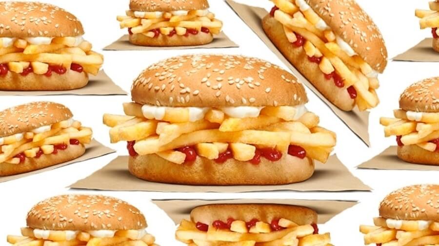 Burger King presentó hamburguesa de papas