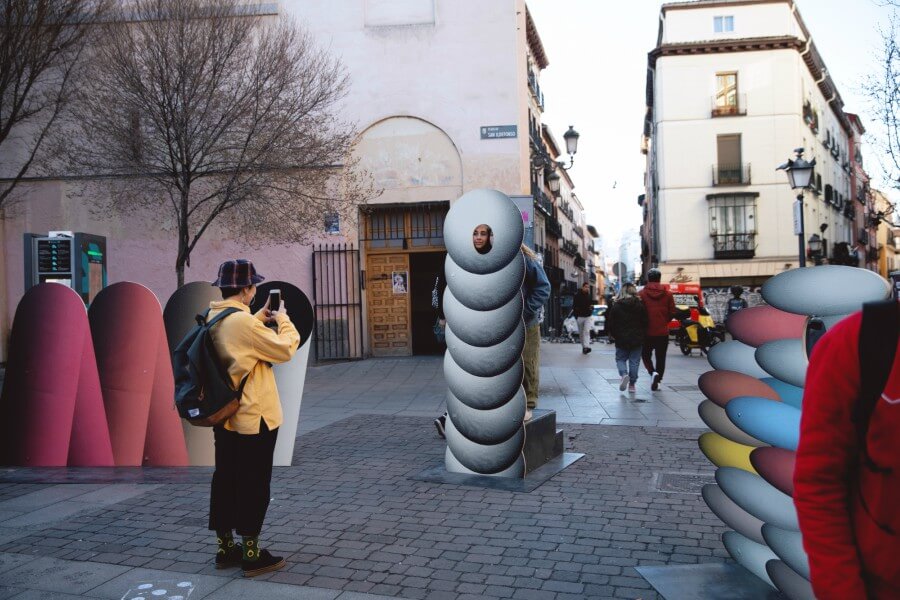 Instalaciones de urvanity Art salen a las calles de Madrid