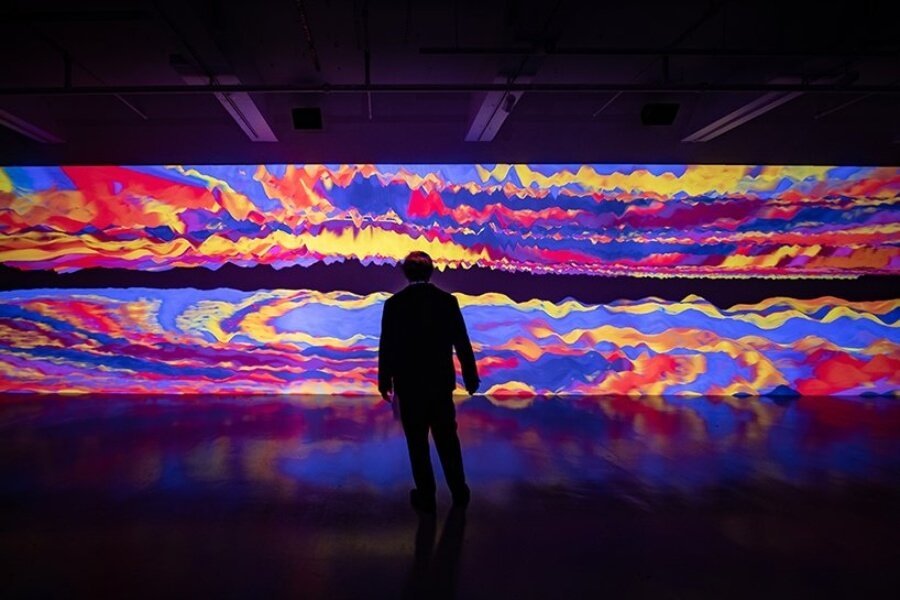 Miguel Chevalier convierte la música en arte digital