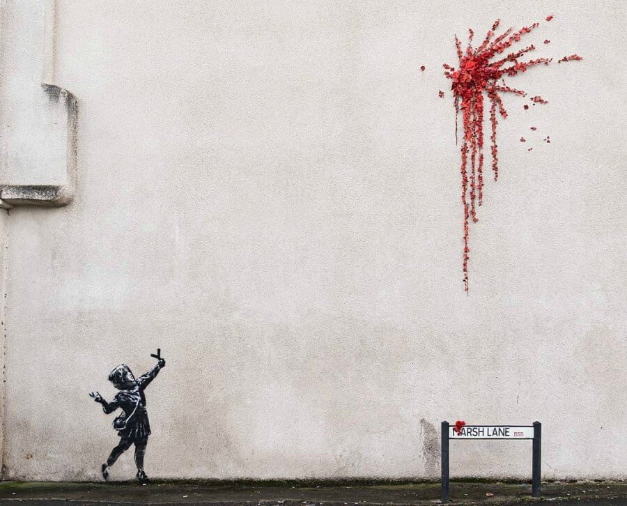 Nuevo graffiti de Banksy