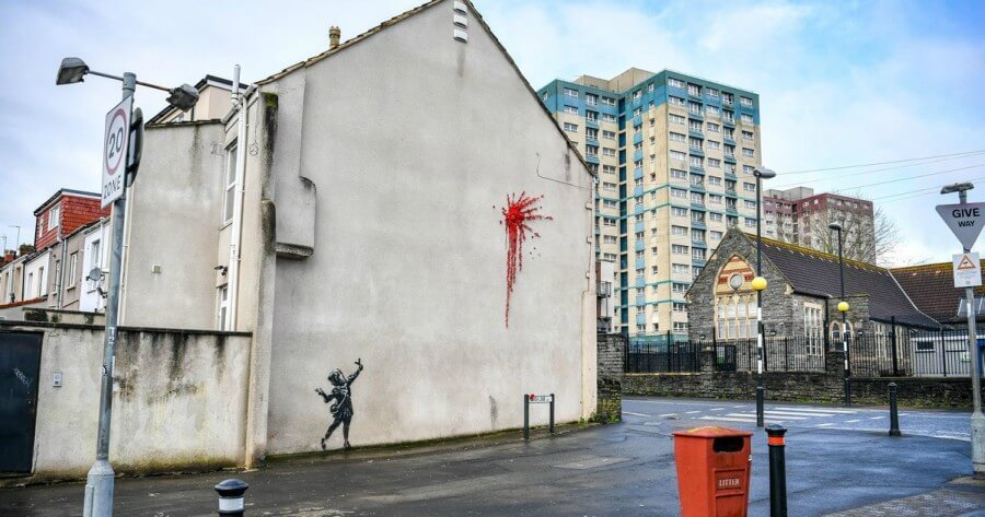 Nuevo graffiti de Banksy