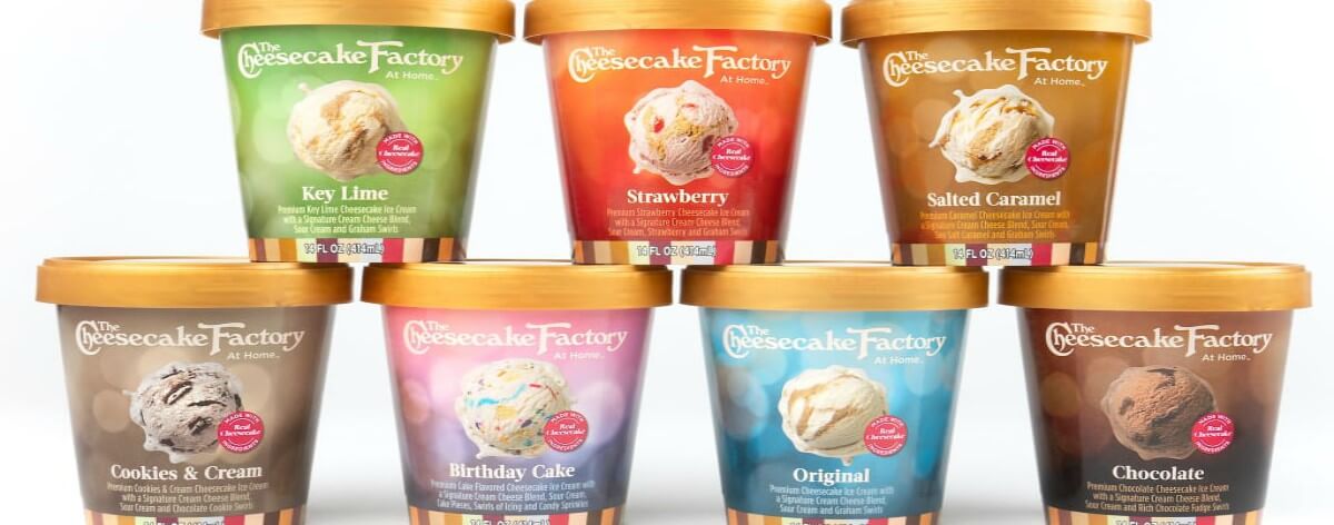 The Cheesecake Factory lanza línea oficial de helados