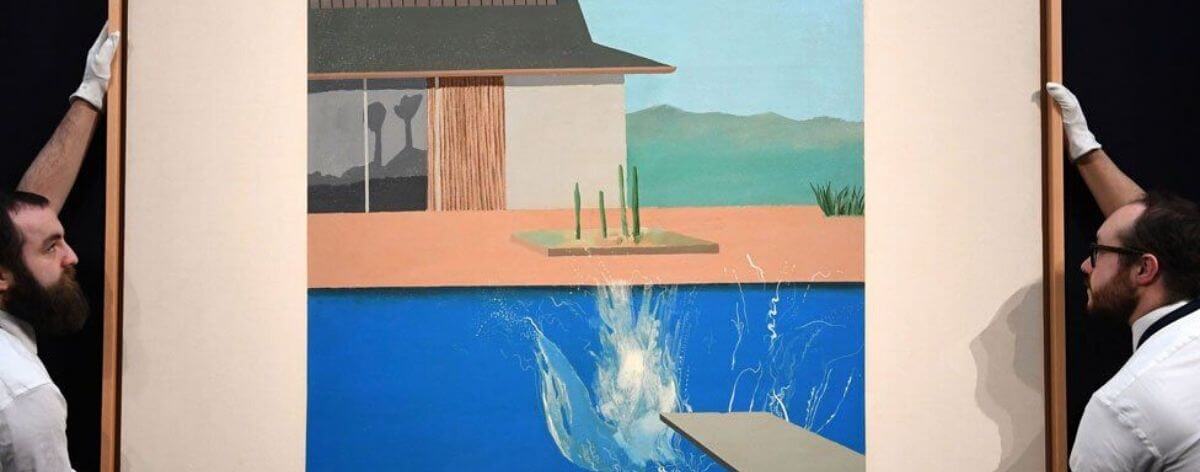 Subastan The Splash de David Hockney por 28 millones de euros