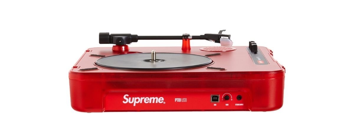 Supreme and Numark turntable for SS20 edition