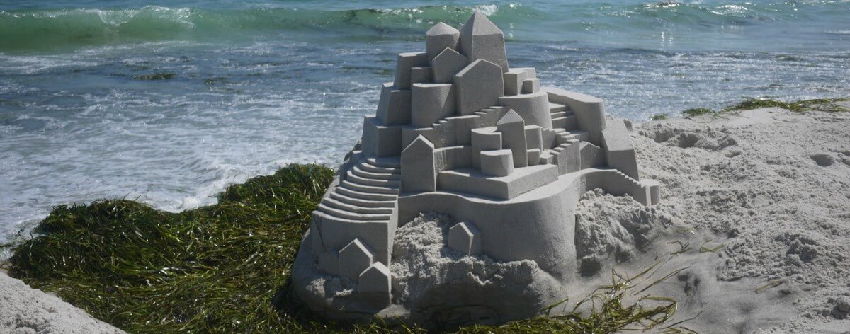 Calvin Seibert y sus castillos de arena