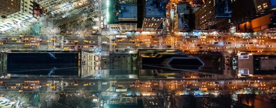 Navid Baraty y perspectivas aéreas de Nueva York