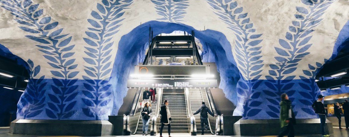 Arte en el metro de Estocolmo, otro atractivo turístico