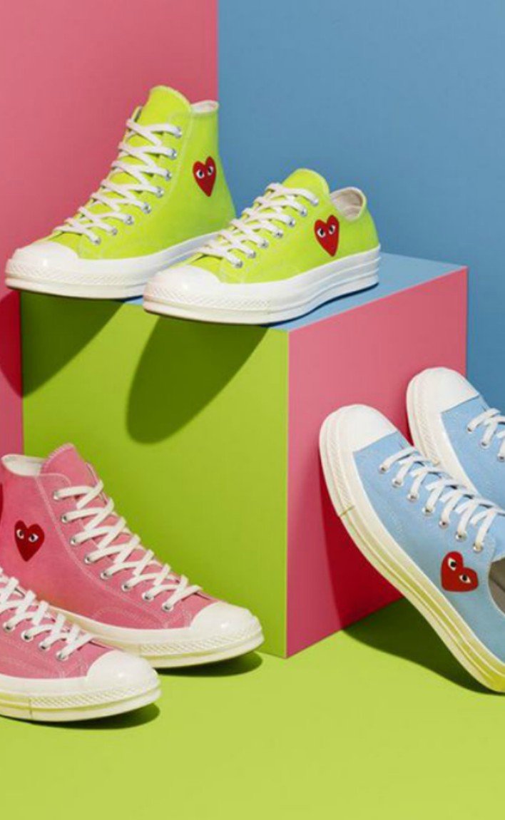 Converse launches colorful collection with COMME des GARÇONS