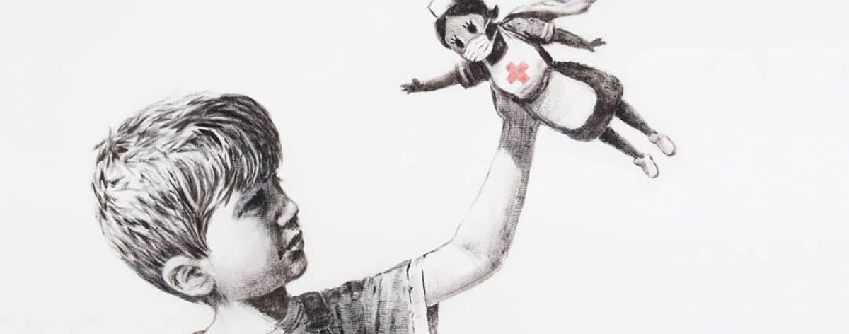 Banksy reaparece con obra en hospital