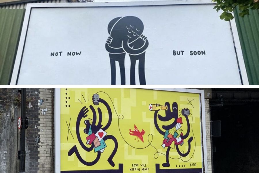 Street art con mensajes positivos en el mundo