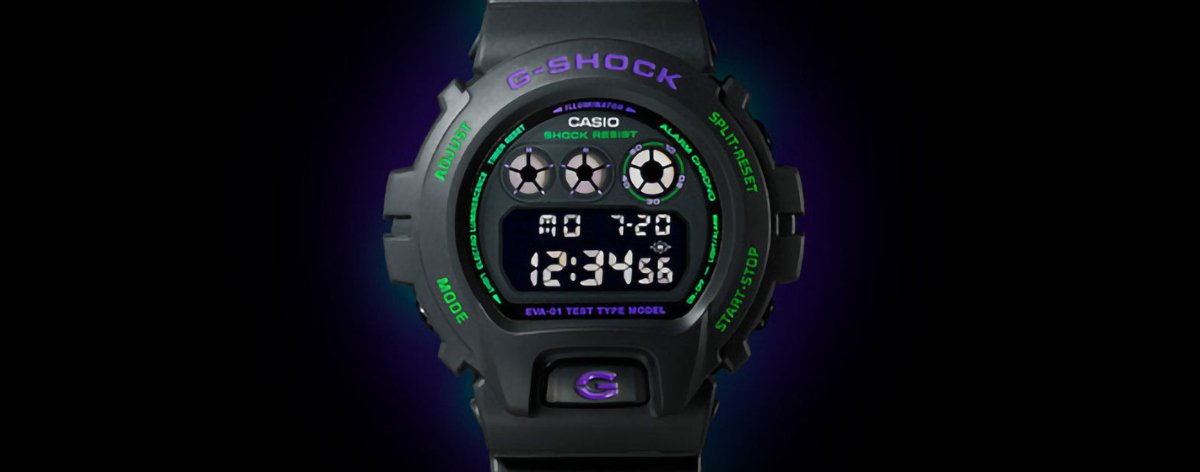 Casio y Evangelion lanzan G-Shock del Eva 01
