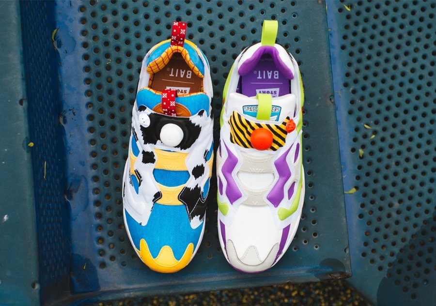 Instapump Fury model alluding to Woody and Buzz Lightyear