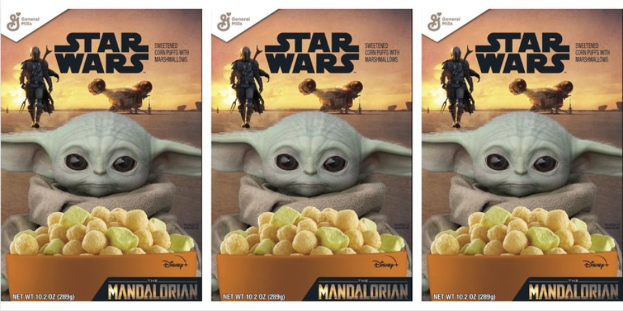 El cereal de Baby Yoda