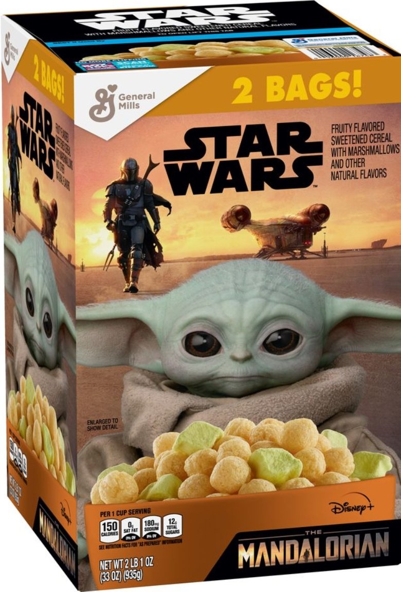 El cereal de Baby Yoda está a punto de salir a la venta