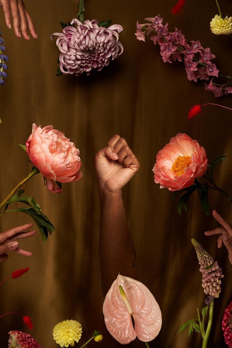"El derecho a florecer" (2020) (8.8 "x 11.0")
