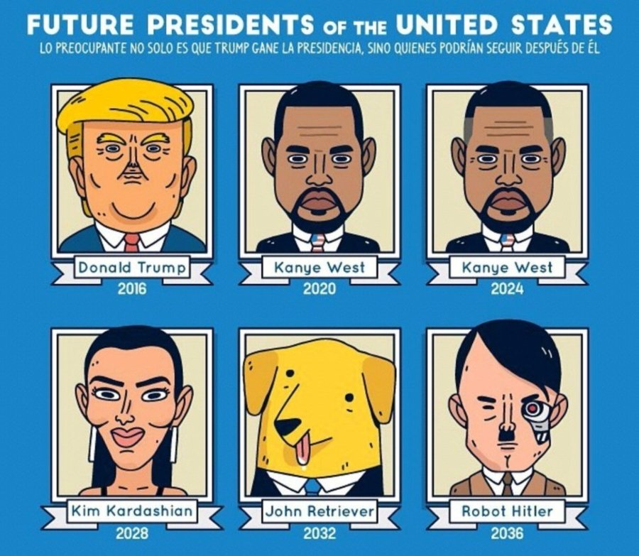 Kanye West quiere ser presidente, meme compilation