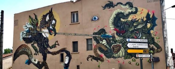 100Taur presentó un increíble mural en Francia