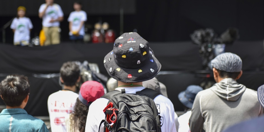 Público durante el festival Fuji Rock en Japón en el 2019