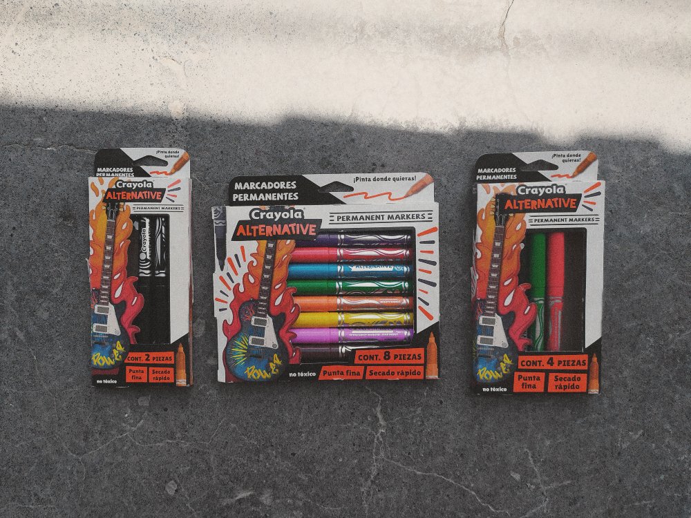 marcadores permanentes crayola costum 5 1