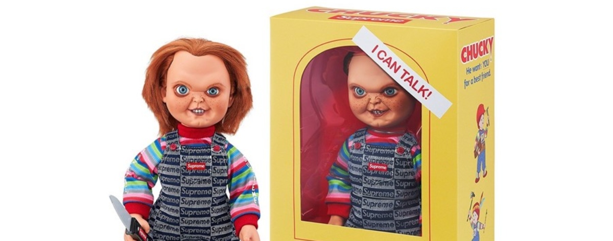 Muñeco Chucky en la nueva colección de Supreme