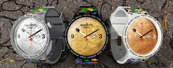 Swatch y Bape presentan colección de relojes