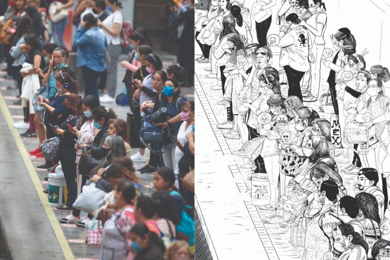 Obras de Santiago Arau y Saner para Unidos Con Distancia, campaña de All City Canvas